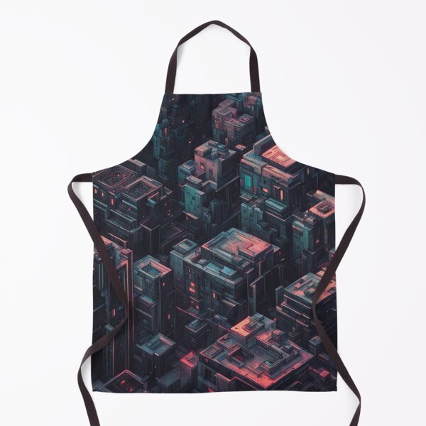 Item preview, Cyberpunk Blocks, Scifi Pattern, Digital Art designed and sold by Burn-Ego.