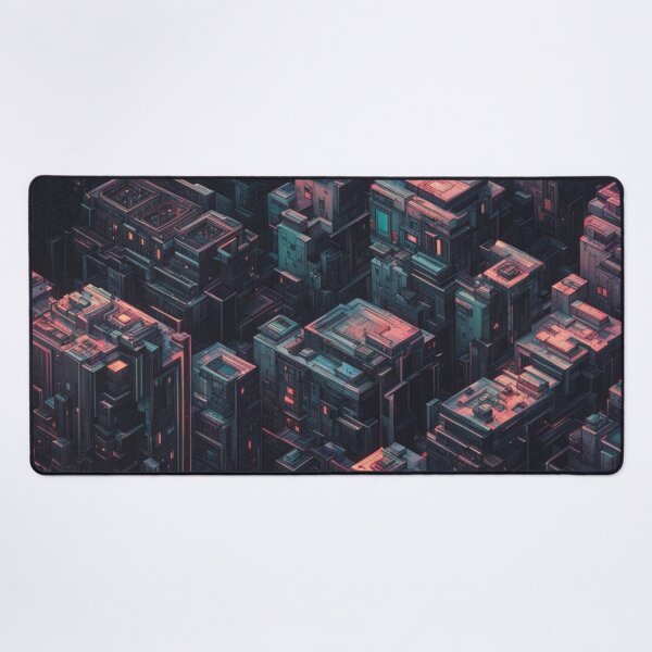 Item preview, Cyberpunk Blocks, Scifi Pattern, Digital Art designed and sold by Burn-Ego.