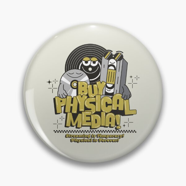 Item preview, Buy Physical Media!  designed and sold by Monica Roebuck.