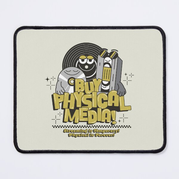 Item preview, Buy Physical Media!  designed and sold by Monica Roebuck.