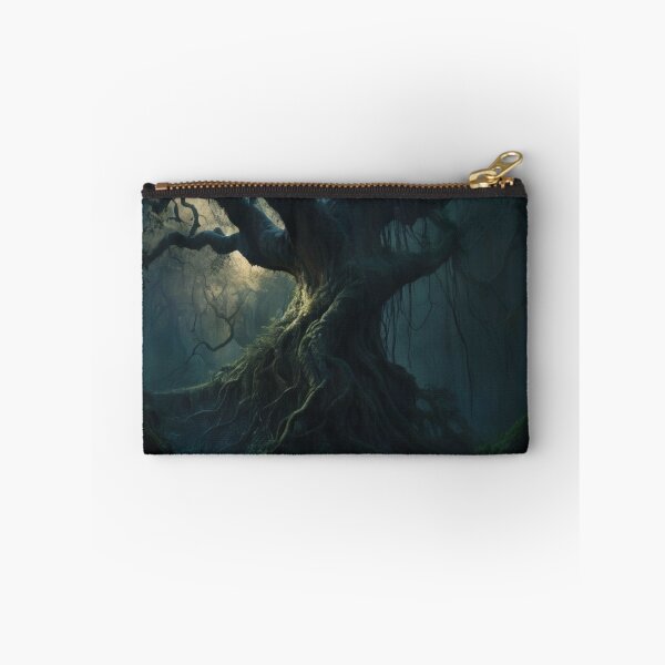 Item preview, dark themed jungle, old powerful tree designed and sold by mikaws.