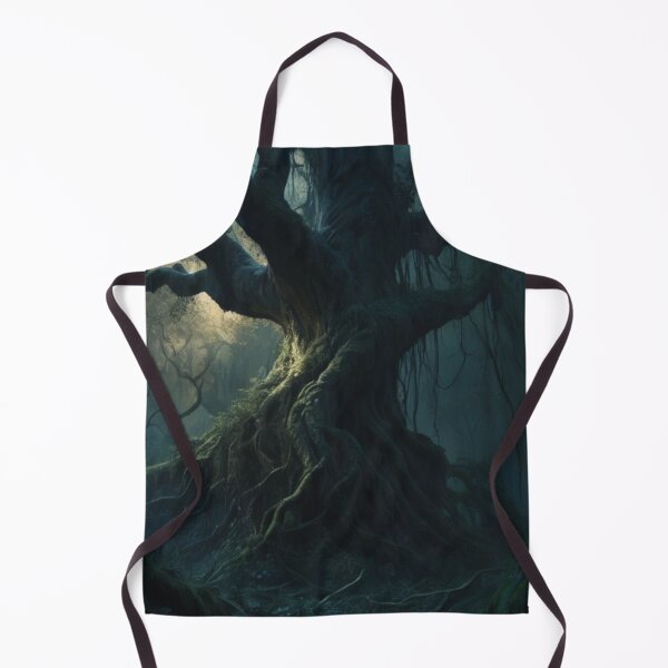 Item preview, dark themed jungle, old powerful tree designed and sold by mikaws.
