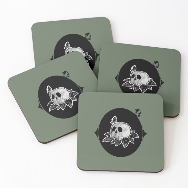 Item preview, Skull and butterflies designed and sold by Lap-s.