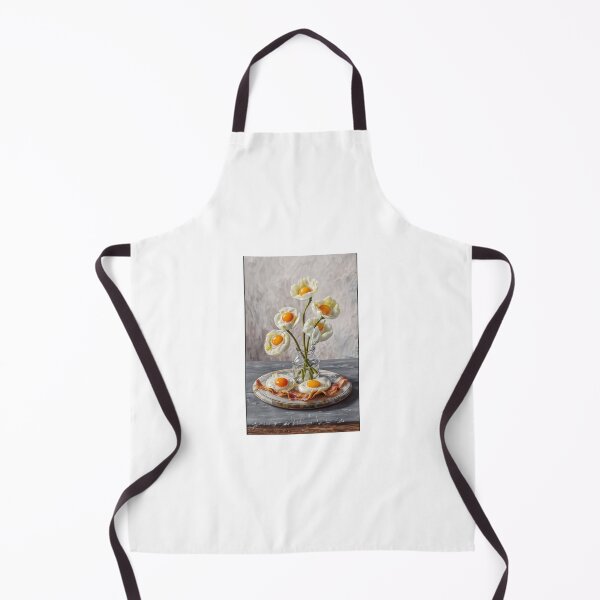 Item preview, Minimalist Adventure: Fried Egg Flowers in a Bacon Garden designed and sold by angeltureko.