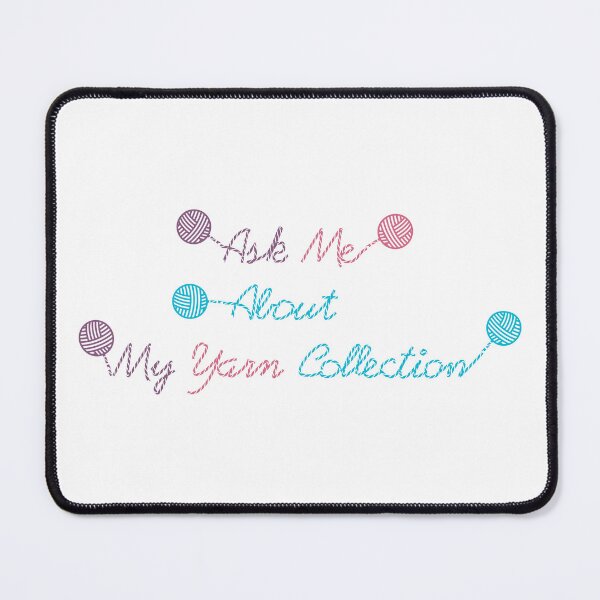 Item preview, Ask Me About My Yarn Collection Pink Purple Blue designed and sold by ValeriesGallery.