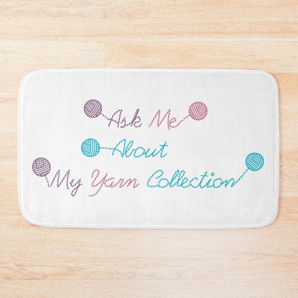 Item preview, Ask Me About My Yarn Collection Pink Purple Blue designed and sold by ValeriesGallery.