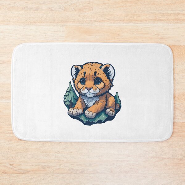 Item preview, Baby Puma: Cuddly Forest Explorer designed and sold by Julius-CodeArt.