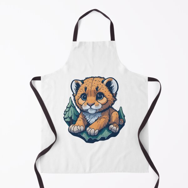 Item preview, Baby Puma: Cuddly Forest Explorer designed and sold by Julius-CodeArt.