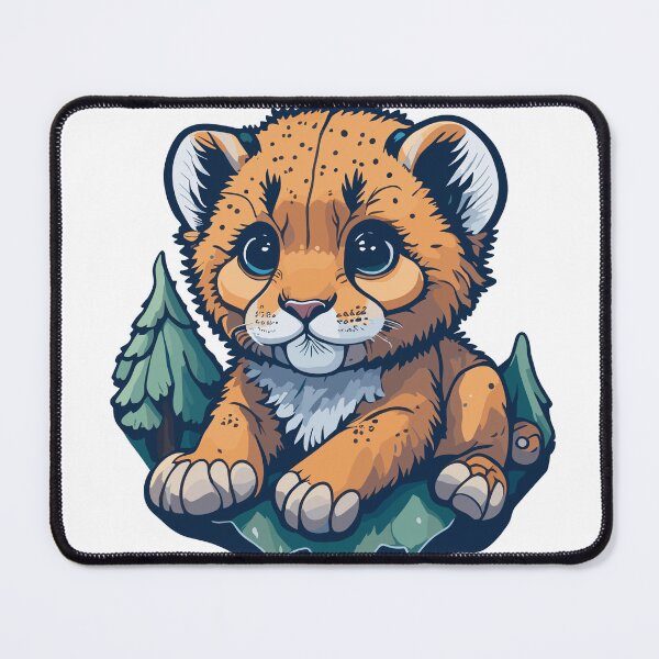 Item preview, Baby Puma: Cuddly Forest Explorer designed and sold by Julius-CodeArt.