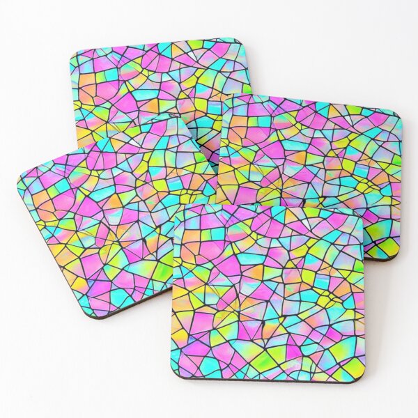 Item preview, Abstract Pastel Stained Glass designed and sold by calibrit.