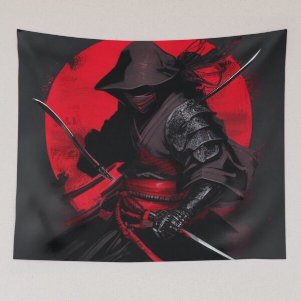 Item preview, Anonymous traditional ninja fighter designed and sold by mikaws.