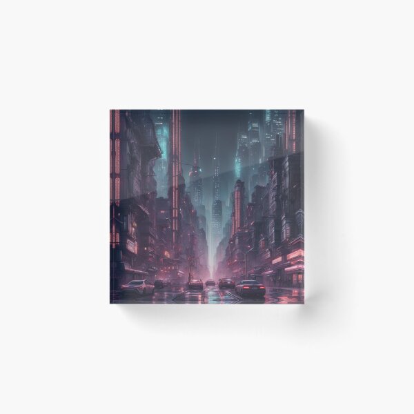 Item preview,  Cyberpunk Streets, Neon Noir, Digital Art designed and sold by Burn-Ego.