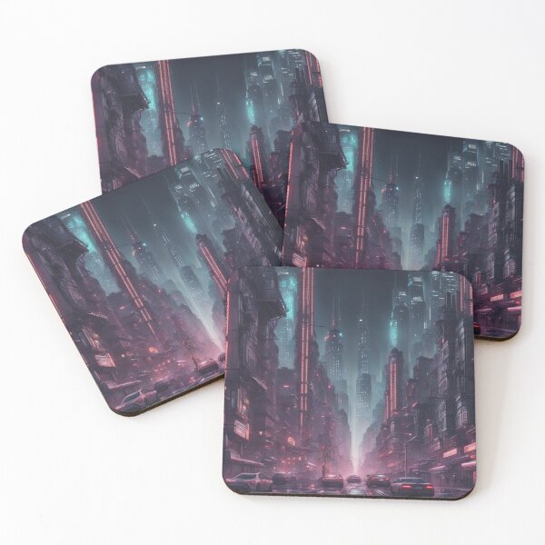 Item preview,  Cyberpunk Streets, Neon Noir, Digital Art designed and sold by Burn-Ego.