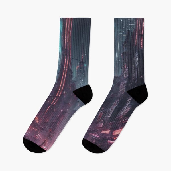 Item preview,  Cyberpunk Streets, Neon Noir, Digital Art designed and sold by Burn-Ego.