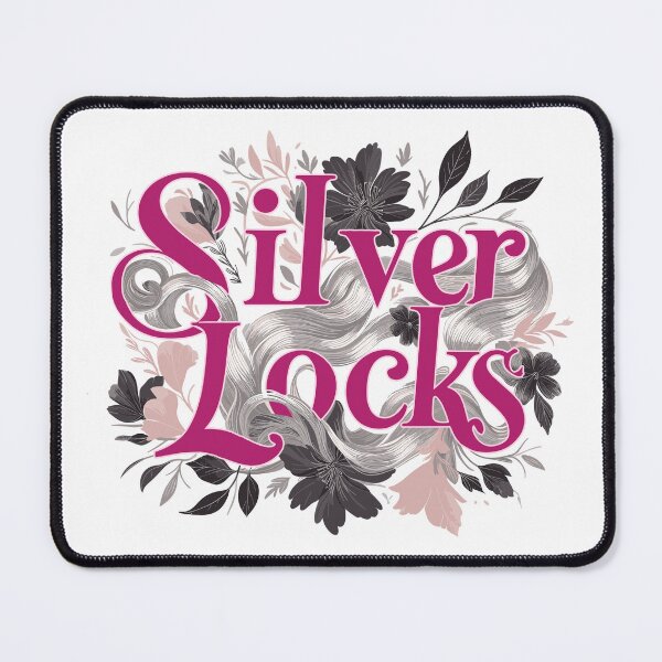 Item preview, Silver Locks (floral) designed and sold by SilverLocksShop.