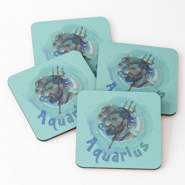 Item preview,  Aquarius in the zodiac sign of Aquarius light green designed and sold by kikidu21.