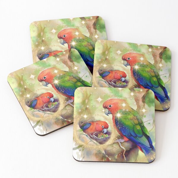 Item preview, Gift Dove Realistic Nature Trees Birds Cockatoo Eclectus Parrot designed and sold by TRENDDREAMER ⭐⭐⭐⭐⭐.