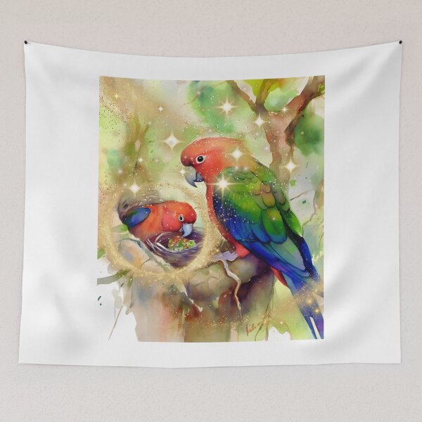 Item preview, Gift Dove Realistic Nature Trees Birds Cockatoo Eclectus Parrot designed and sold by TRENDDREAMER ⭐⭐⭐⭐⭐.