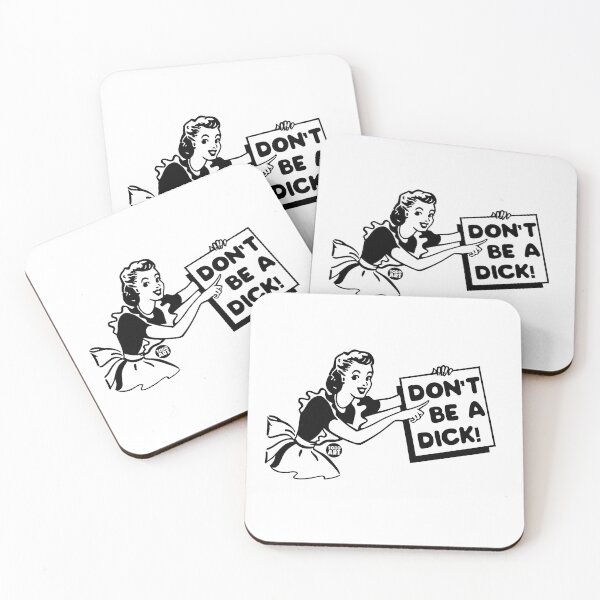 Item preview, DONT BE A DICK RETRO GIRL designed and sold by TODD GOLDMAN.