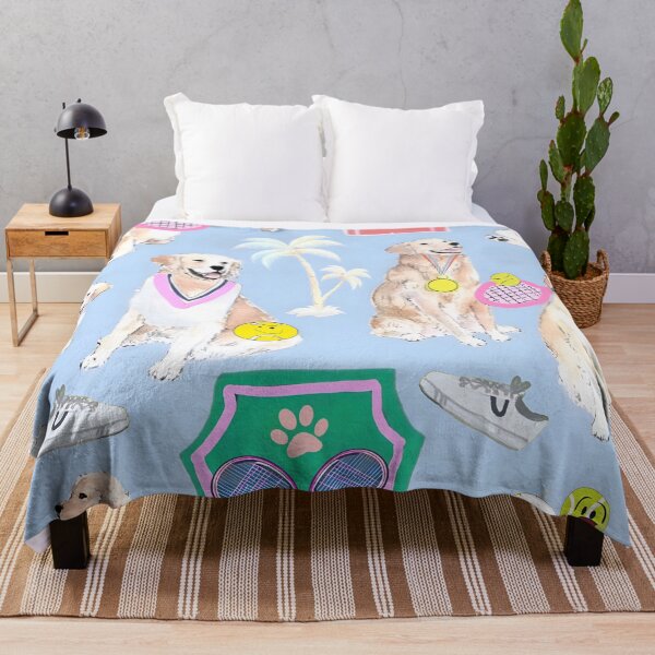 Item preview, Tennis golden retrievers designed and sold by SophieClimaArt.