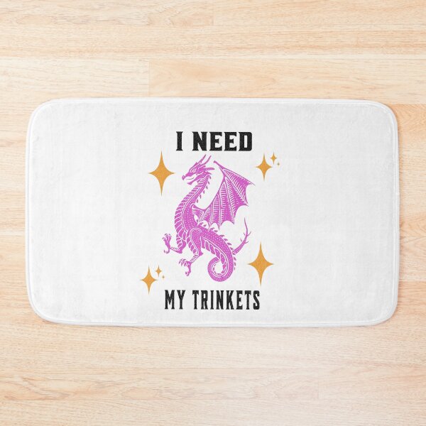 Item preview, I Need My Trinkets Dragon  designed and sold by retrorascal.