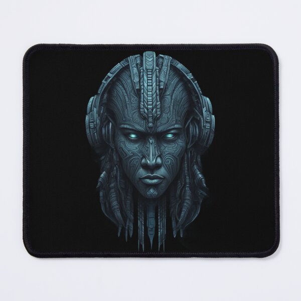 Item preview, Cyberpunk Tribal Chieftain Mask, Cybernetic Design designed and sold by Burn-Ego.