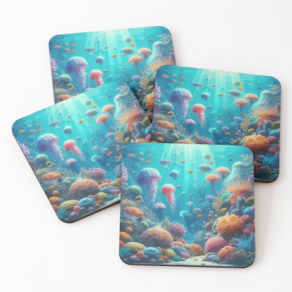 Item preview, Undersea Jellyfish Garden designed and sold by EnigmaGallery.