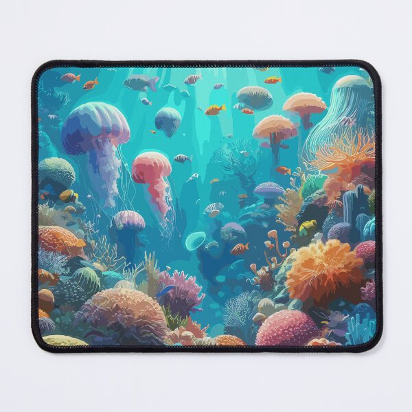 Item preview, Undersea Jellyfish Garden designed and sold by EnigmaGallery.