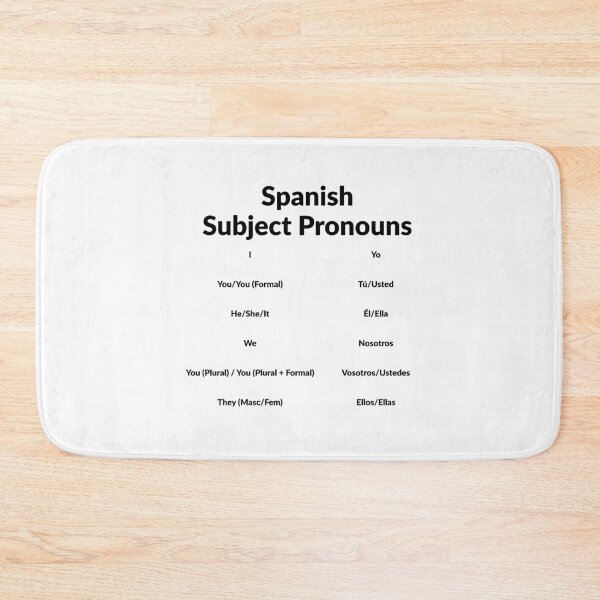 Item preview, Spanish Class Grammar - Subject Pronouns designed and sold by Inspirationmotivation.