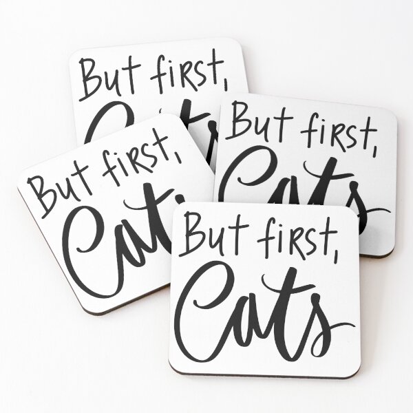 Item preview, But First, Cats designed and sold by Lallero93.
