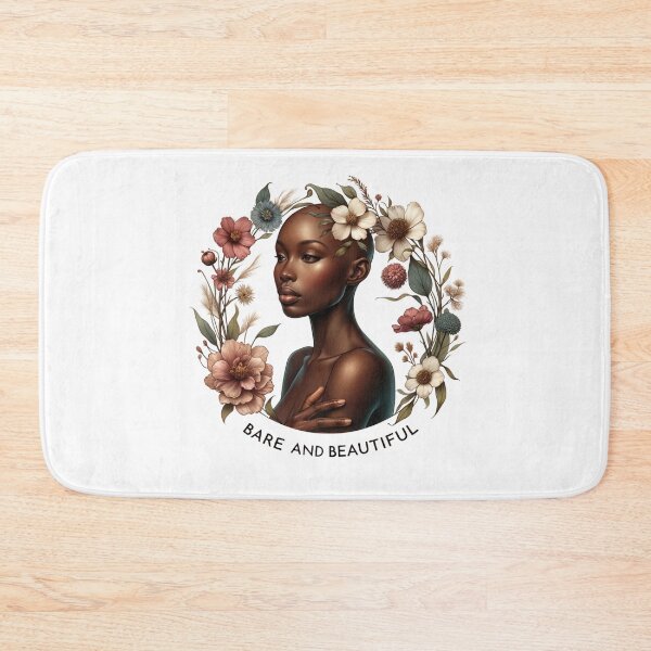 Item preview, Bare and Beautiful  - Empowering Shaved Bald Women African american woman designed and sold by Zuriel Hargrove.