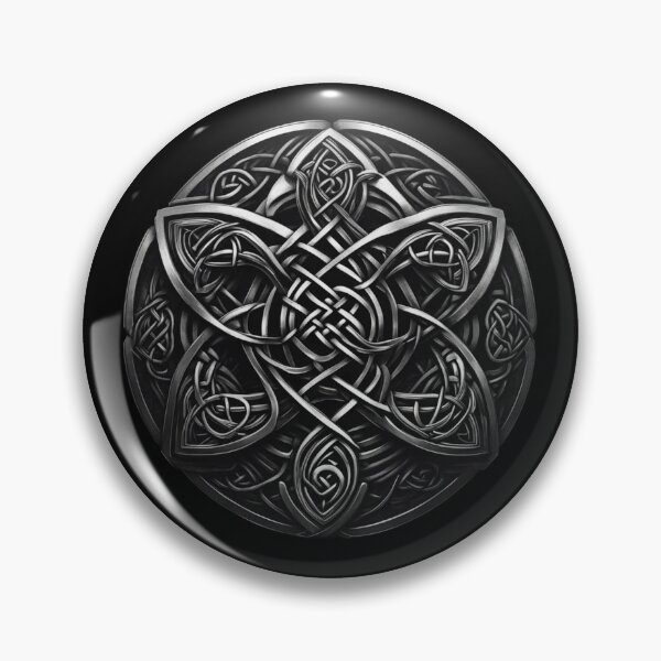 Item preview, Metallic Celtic Knot, Cyberpunk Vikings designed and sold by Burn-Ego.