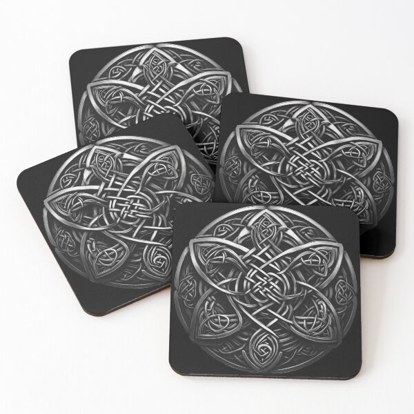 Item preview, Metallic Celtic Knot, Cyberpunk Vikings designed and sold by Burn-Ego.
