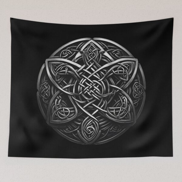 Item preview, Metallic Celtic Knot, Cyberpunk Vikings designed and sold by Burn-Ego.