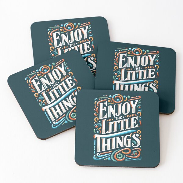 Item preview, Enjoy the little things, typography designed and sold by maxmaj.