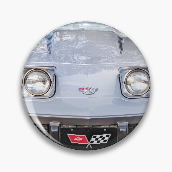 Item preview, 1978 Silver 25th Anniversary Corvette C3  Hood Ornament X106 designed and sold by RichFrancoCars.