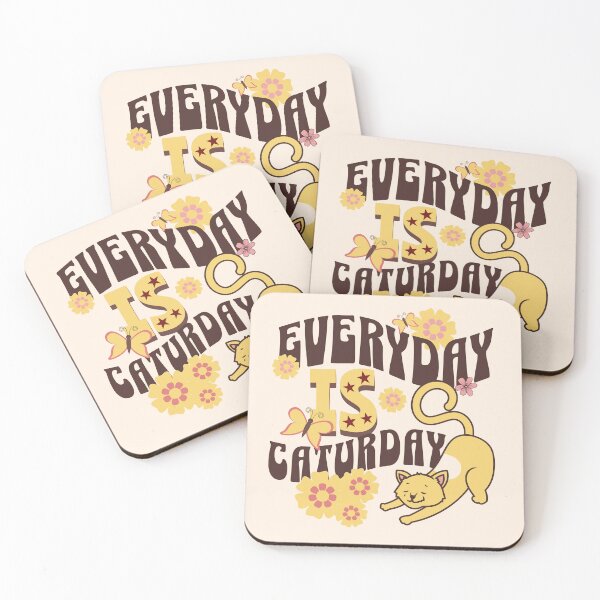 Item preview, Everyday Is Caturday designed and sold by PRINYOS.