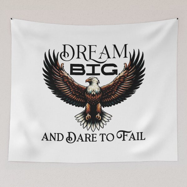 Item preview, Dream Big and Dare to Fail designed and sold by TeaTimeTales.