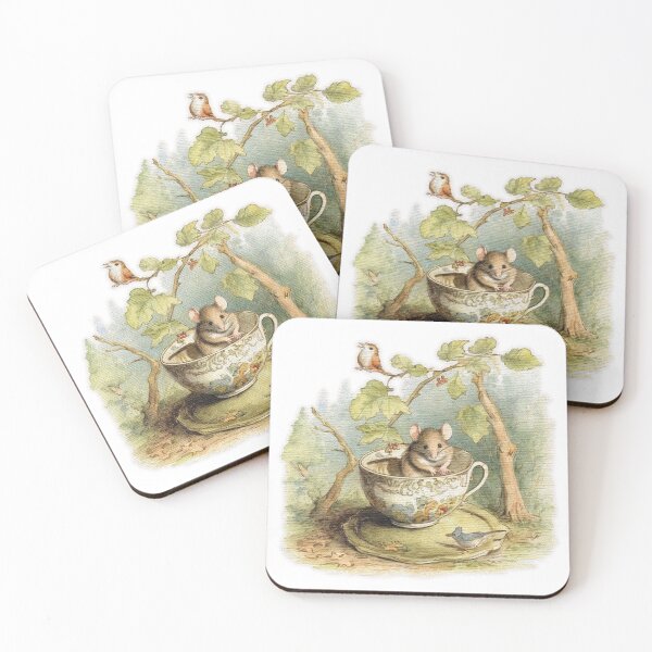 Item preview, Mouse and in a old teacup designed and sold by jnsmerchstore.