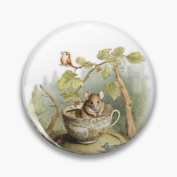 Item preview, Mouse and in a old teacup designed and sold by jnsmerchstore.