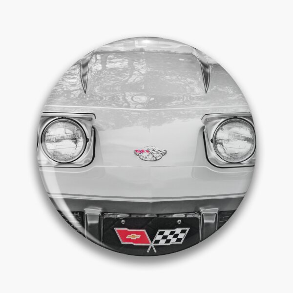 Item preview, 1978 Silver 25th Anniversary Corvette C3  Hood Ornament X108 designed and sold by RichFrancoCars.