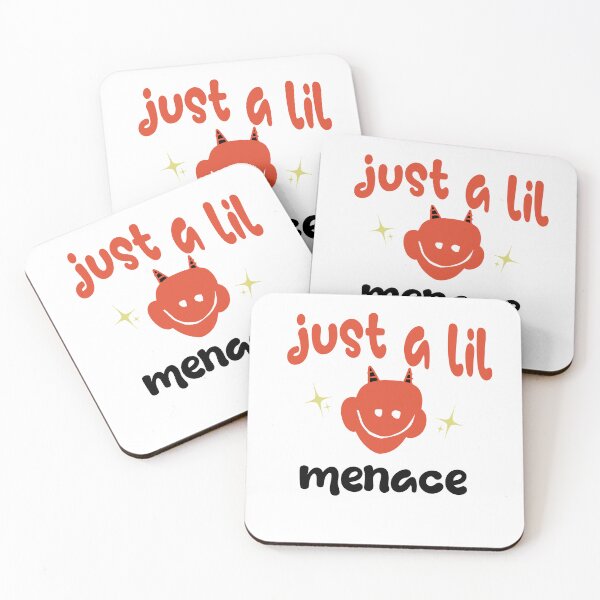 Item preview, Just a Lil Menace designed and sold by retrorascal.