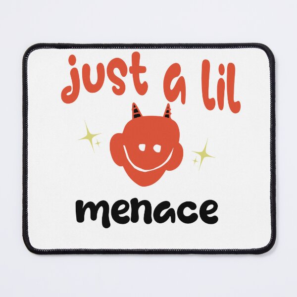 Item preview, Just a Lil Menace designed and sold by retrorascal.