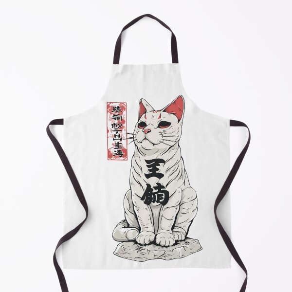 Item preview, Japanese stone cat statue designed and sold by TheRealmWithin.