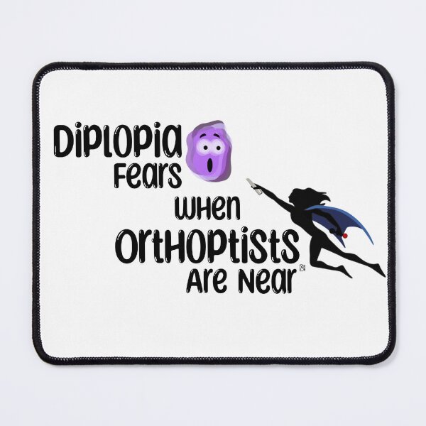 Item preview, Diplopia Fears When Orthoptists Are Near designed and sold by Orthopchicks.