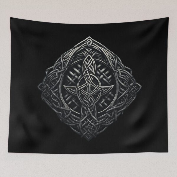 Item preview, Cyberpunk Celtic Knot, Cybernetic Vikings designed and sold by Burn-Ego.