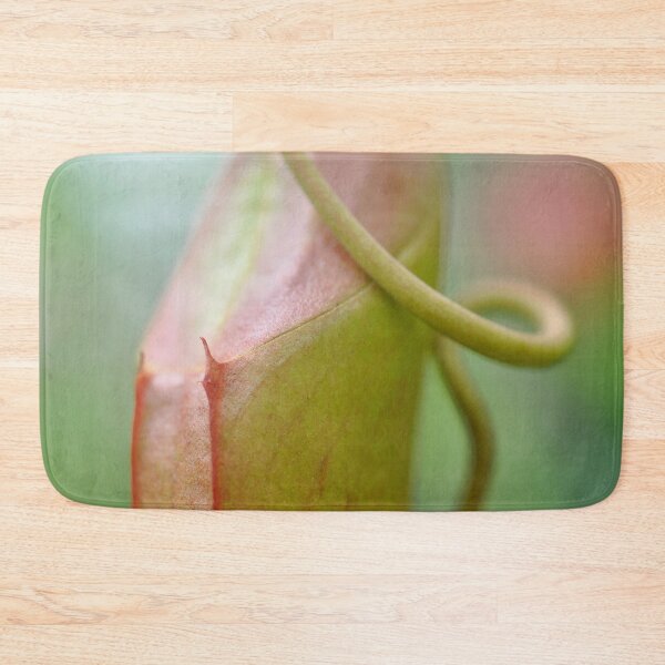 Item preview, Subtle Carnivore in Pink and Green - Nepenthes - Botanical Photography - Original Abstract Fine Art designed and sold by SageFolio.
