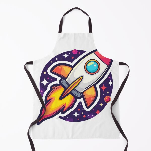 Item preview, Sticker: integalactic space rocket designed and sold by joyfulk8.