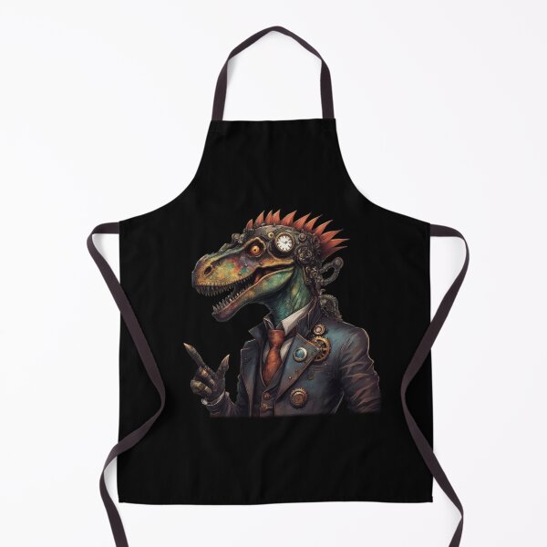 Item preview, Steampunk Dinosaur, Retro Future T-Rex, Cartoon designed and sold by Burn-Ego.