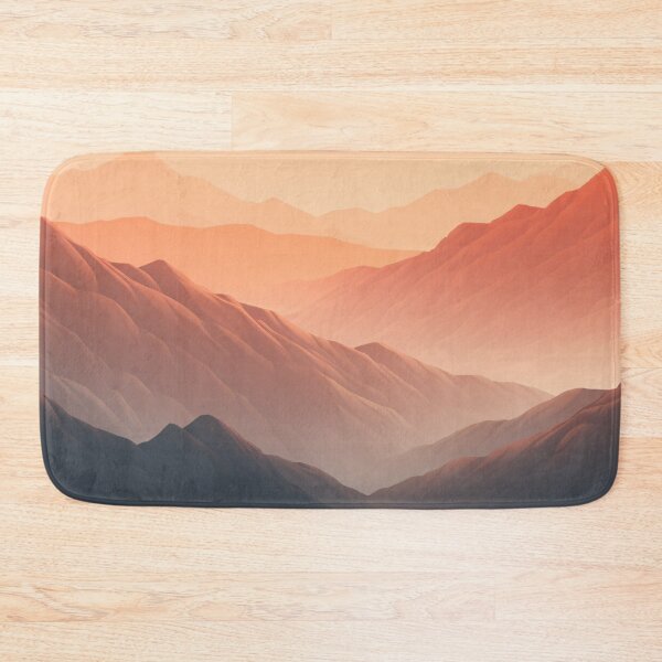 Item preview, Orange Dusk: Warm Mountain Hues designed and sold by PleasingVisuals.